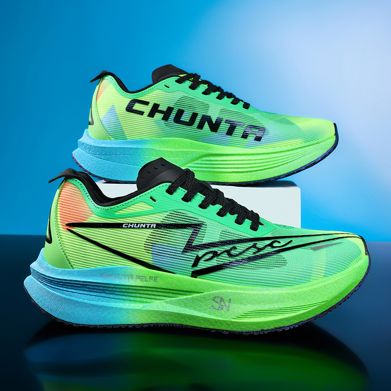 Carbon Plate Marathon Racing Shoes - Ultra-Light Carbon Plate Racing Shoes Breathable