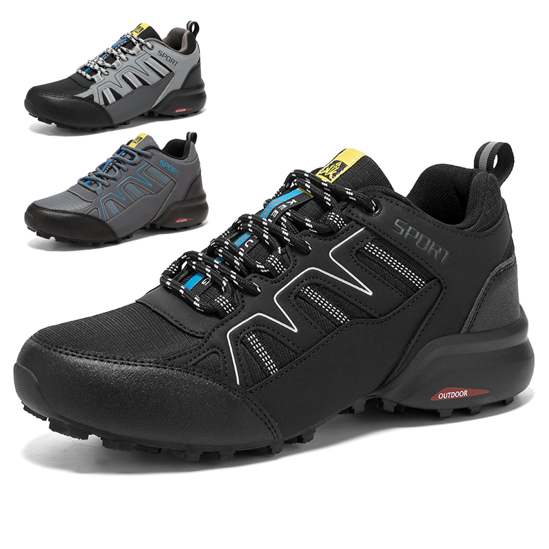 Anti Slip Trail Running Sneakers - Men‘s Waterproof Hiking Sneakers Trekking Shoes