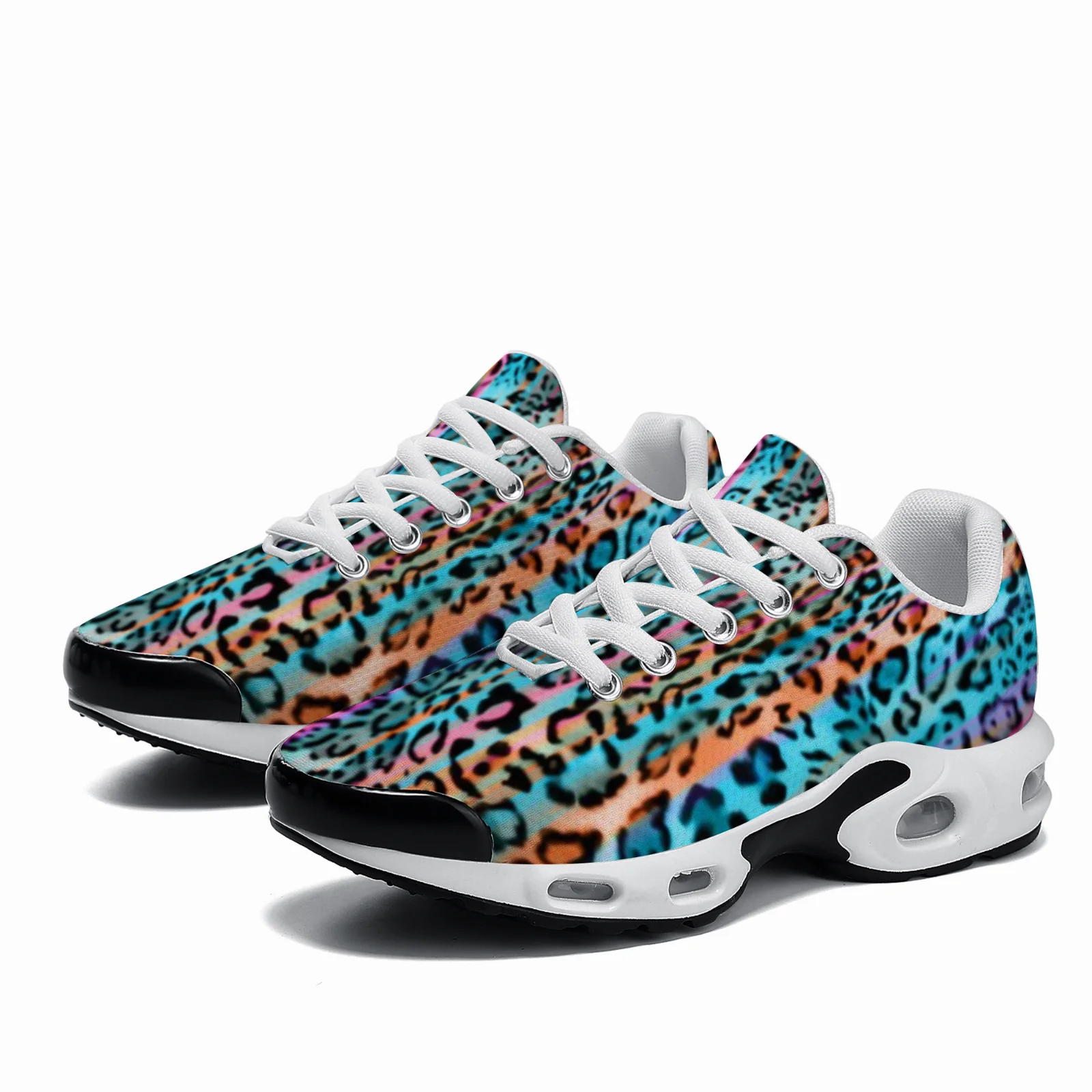 Customizable blue leopard prin - огляд і ціна Breathable Mesh Athletic Shoes