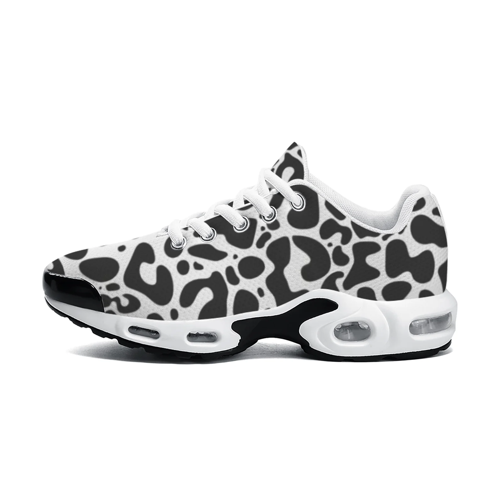 Customizable black leopard pri - огляд і ціна Breathable Mesh Athletic Shoes
