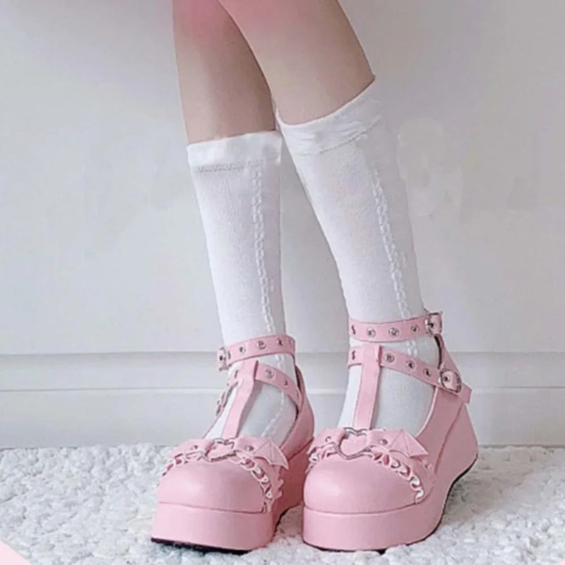 New Sweet Heart Buckle Wedges  - огляд і ціна Boots