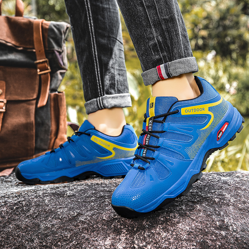 Men‘s Hiking Shoes Lace-up Cli - огляд і ціна Anti Slip Trail Running Sneakers