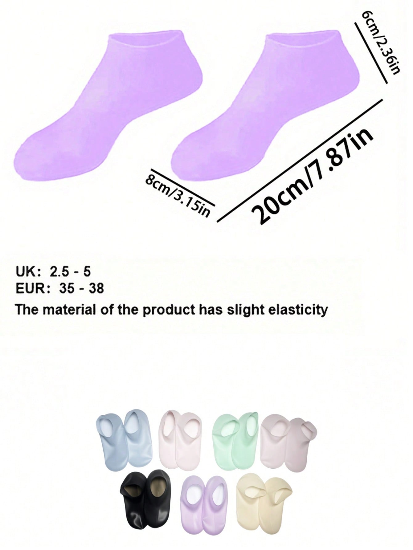 1 Pair Reusable Silicone Moist - огляд і ціна Heels