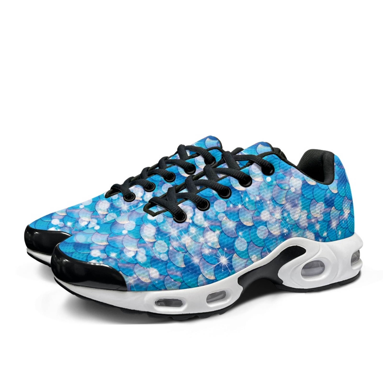 PENSTROLL Mermaid Scale Print  - огляд і ціна Air Cushion Jogger Shoes Men