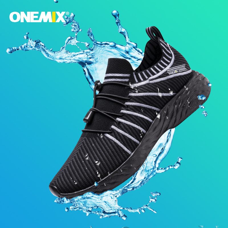 ONEMIX Waterproof Black Runnin - огляд і ціна Waterproof Goretex Running Shoes