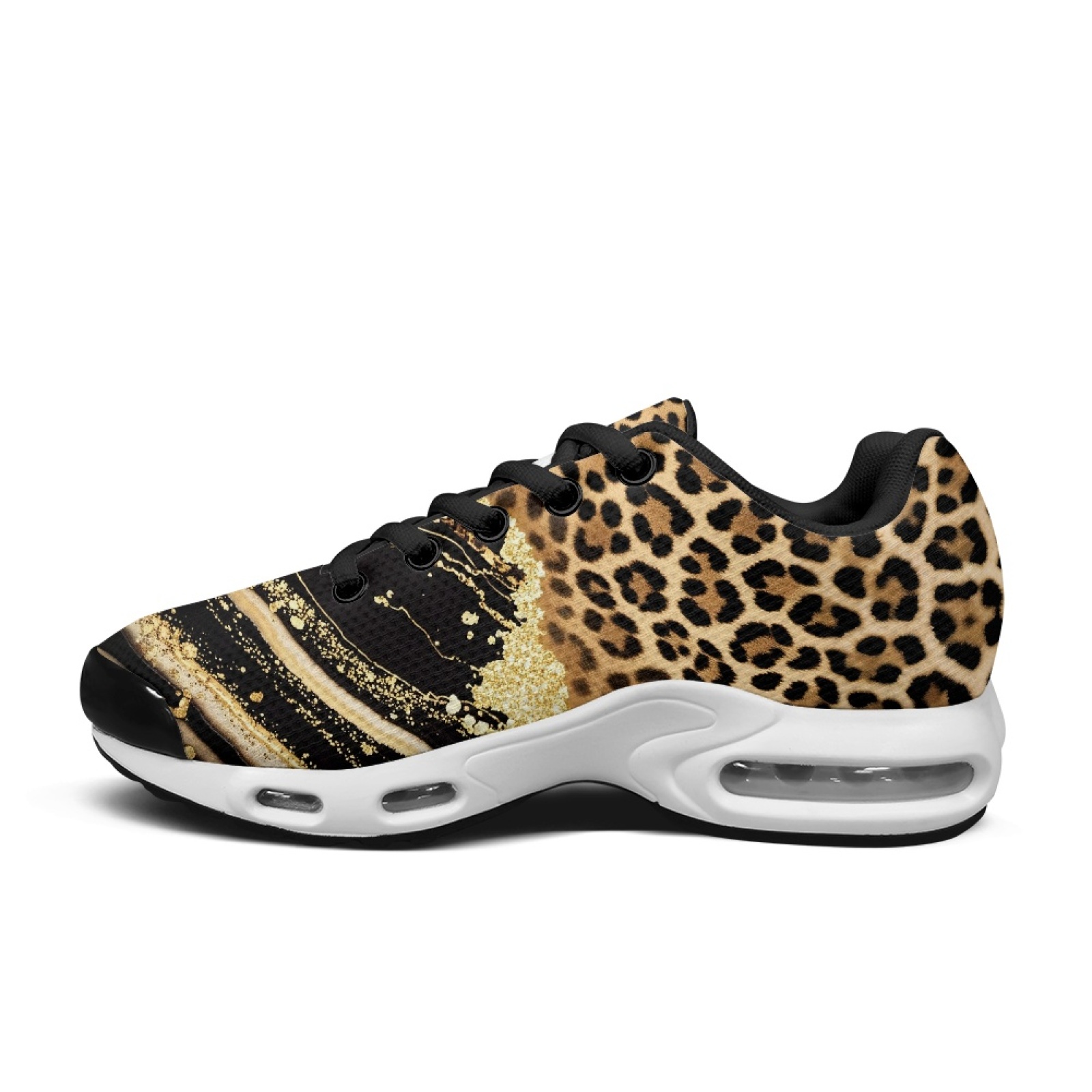 PENSTROLL Leopard Print Workou - огляд і ціна Air Cushion Jogger Shoes Men