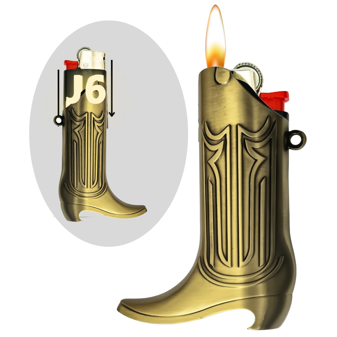 Metal Cowboy Boot Lighter Case - огляд і ціна Boots