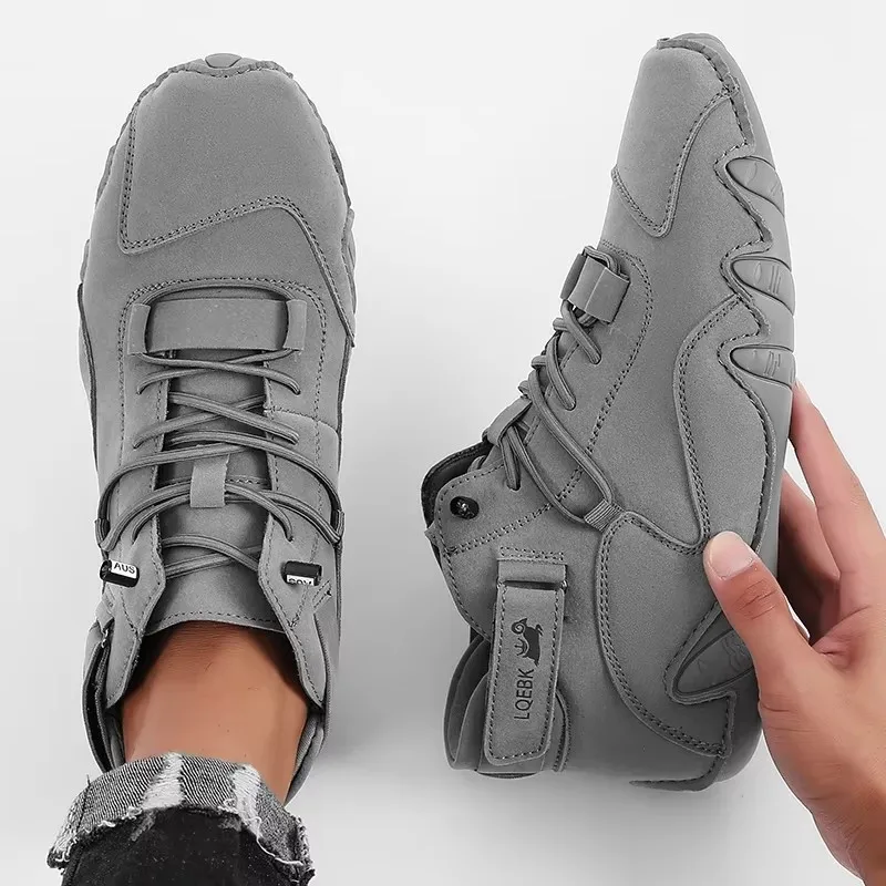 Men's New Leather Design Shoes - огляд і ціна Waterproof Goretex Running Shoes